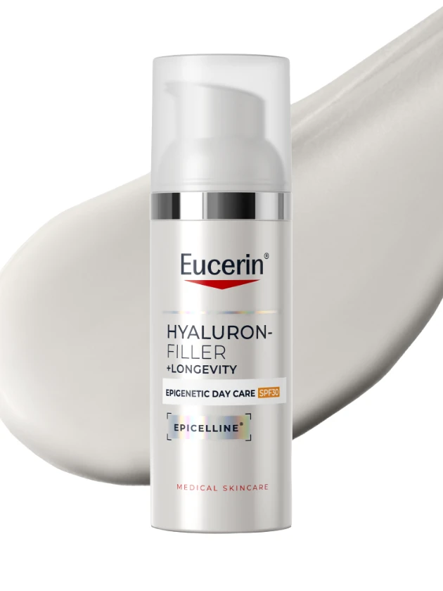 EUCERIN Hyaluron-Filler + Longevity Epigenetic dienas krēms SPF 30, 50 ml