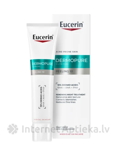 Eucerin® DermoPure Clinical Skin Renewing Night Cream, 40 ml | internetaptieka.lv