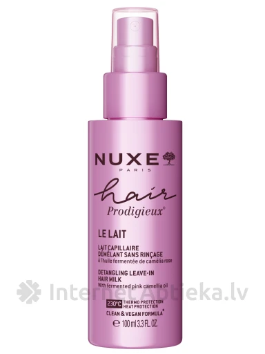 NUXE HAIR PRODIGIEUX® pusade eemaldav juuksehoolduspiim, mida ei pea maha pesema, 100 ml | internetaptieka.lv