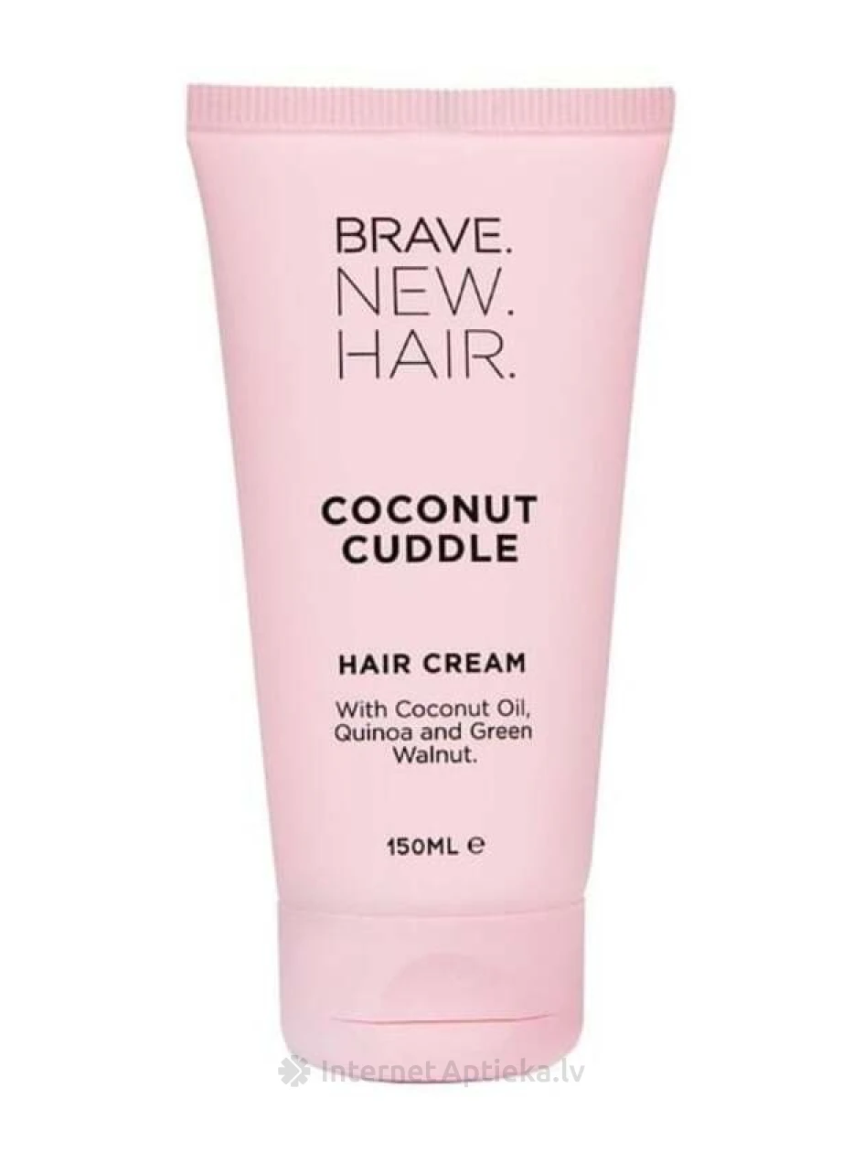 Brave.New.Hair. Coconut Cuddle mitrinošs matu krēms, 150 ml | internetaptieka.lv