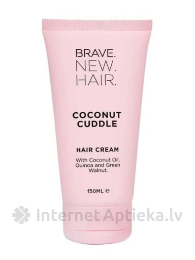 Brave.New.Hair. Coconut Cuddle mitrinošs matu krēms, 150 ml | internetaptieka.lv