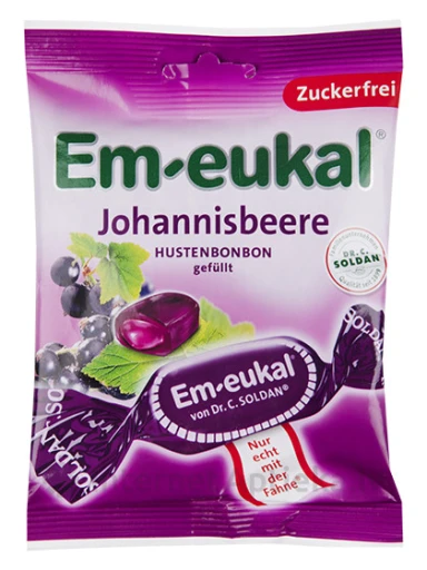Em-Eukal Upeņu konfektes bez cukura, 75 g | internetaptieka.lv