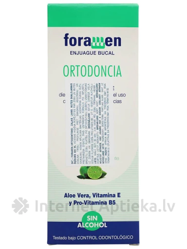 Foramen mutes skalojamais līdzeklis Ortodontic Lime, 500 ml | internetaptieka.lv