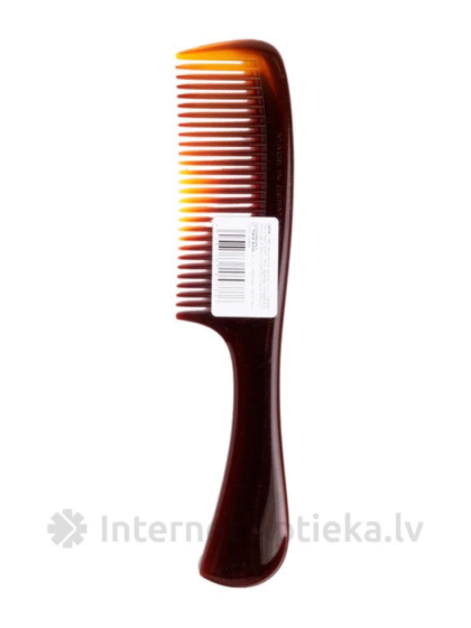 Titania расческа для волос с ручкой 21 см - коричневая, 1 шт. | internetaptieka.lv