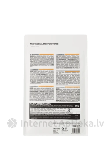 Ostrovit 100% creatine monohydrate Orange pulveris, 1000 g | internetaptieka.lv