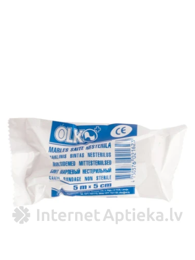 Olko Marles saite - nesterila, 5 m x 5 cm | internetaptieka.lv