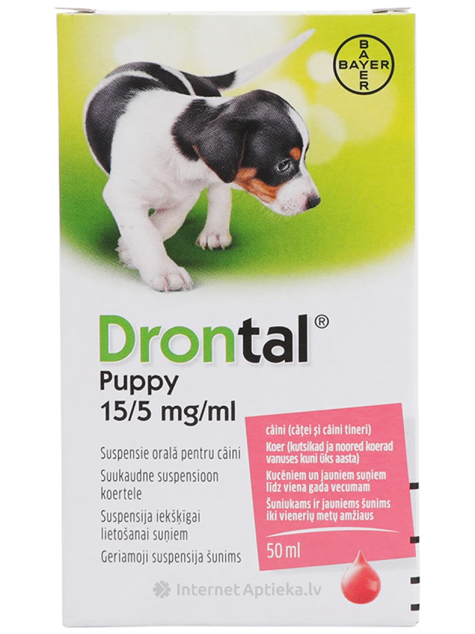 Drontal Puppy антигельминтная суспенсия для щенков