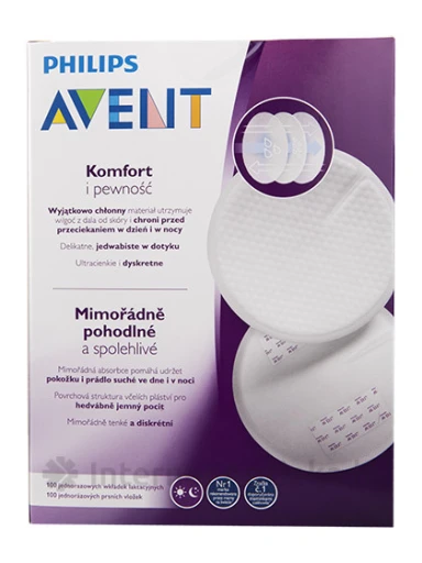 Philips Avent Krūšturu ieliktnīši, 100 gb. | internetaptieka.lv