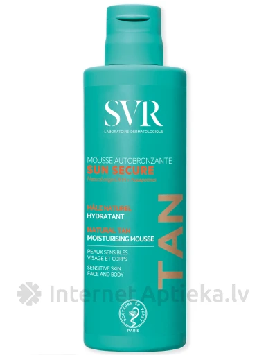 SVR SUN SECURE MOUSSE AUTO BRONZANTE пена для автозагара, 150 мл | internetaptieka.lv