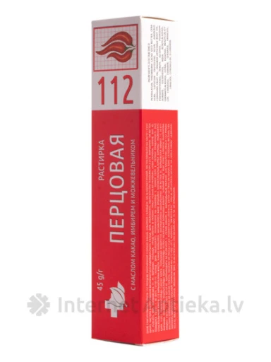 112 Piparu balzams (kakao sviests, ingvers, paegļu eļļa), 45 g | internetaptieka.lv