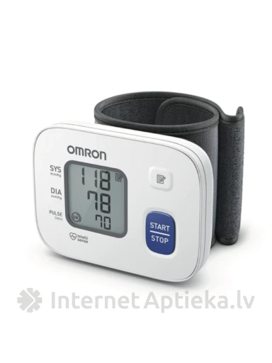 Тонометр Omron RS2 автоматический - на запястье, 1 шт. | internetaptieka.lv