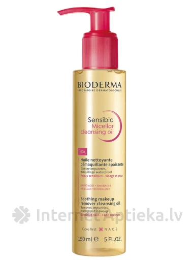Bioderma Sensibio Micelārā attīrošā eļļa, 150 ml | internetaptieka.lv
