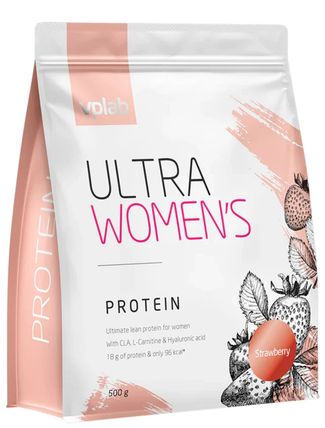 Latvia product data sample: VPLAB Ultra Women's Protein Strawberry proteīns, 500 g