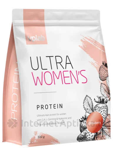 VPLab Ultra Women's Protein maasika maitseline proteiinipulber, 500 g | internetaptieka.lv