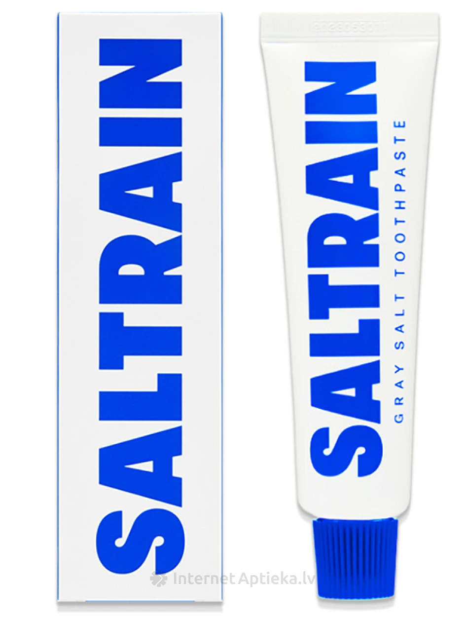Saltraini hambapasta halli soolaga, 100 g | internetaptieka.lv