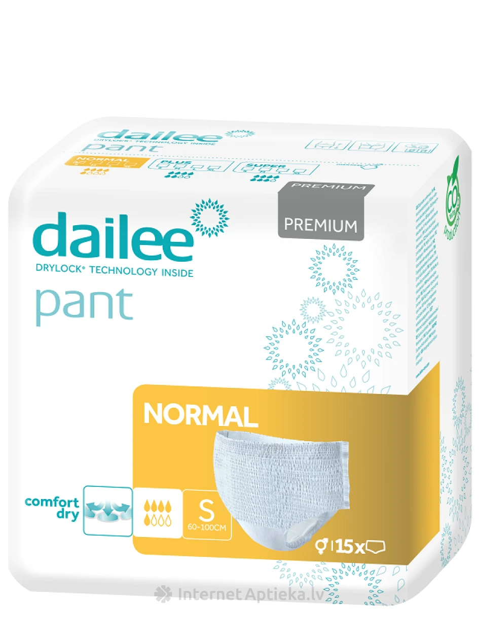 Dailee Pant Premium Normal autiņbikses S izmērs, 15 gb. | internetaptieka.lv