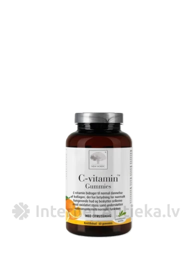 NewNordic Vitamin C gummies pastilas, 60 gb. | internetaptieka.lv