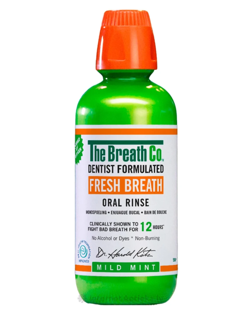 The Breath Co Mild Mint suuloputuslahus, 500 ml | internetaptieka.lv