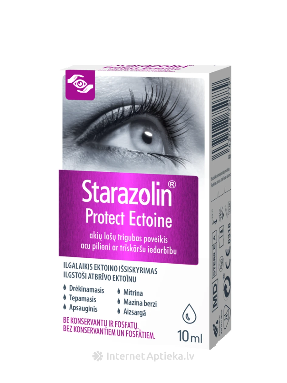Starazolin® Protect Ectoine sterili acu pilieni, 10 ml | internetaptieka.lv