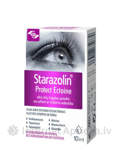 Starazolin® Protect Ectoine sterili acu pilieni, 10 ml | internetaptieka.lv