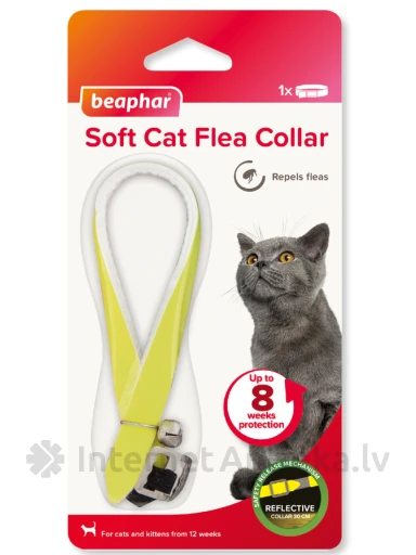 Beaphar Soft Collars Cats Reflective Pretblusu kaklasiksna kaķiem | internetaptieka.lv