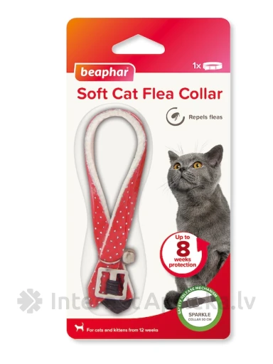 Beaphar Soft Collars Cats Sparkle Pretblusu kaklasiksna kaķiem | internetaptieka.lv