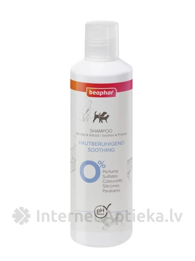 Beaphar Soothing Shampoo Šampoon lemmikloomadele, 250 ml | internetaptieka.lv