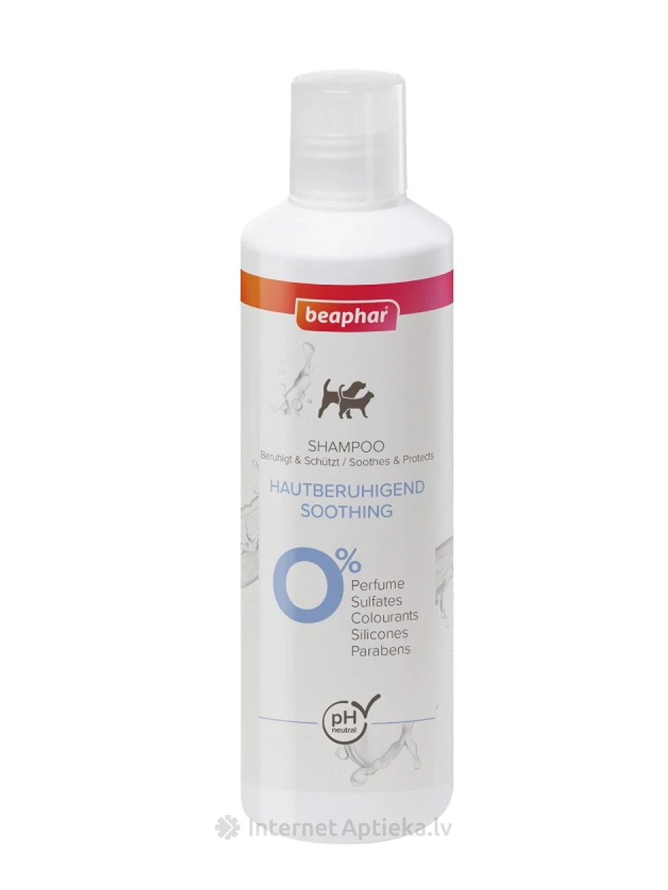 Beaphar Soothing Shampoo Šampoon lemmikloomadele, 250 ml | internetaptieka.lv