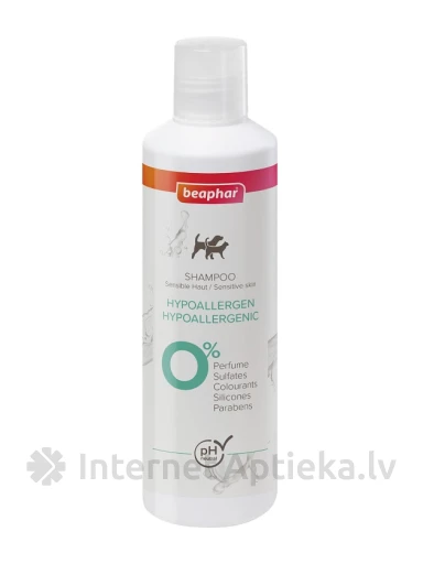 Beaphar Hüpoallergiline Šampoon Loomadele, 250 ml | internetaptieka.lv