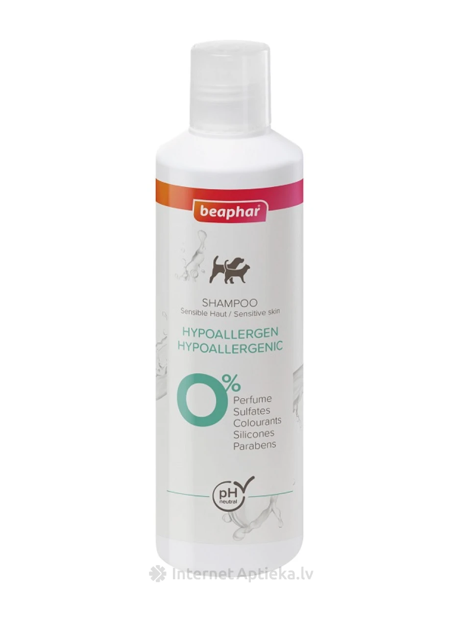 Beaphar Hüpoallergiline Šampoon Loomadele, 250 ml | internetaptieka.lv
