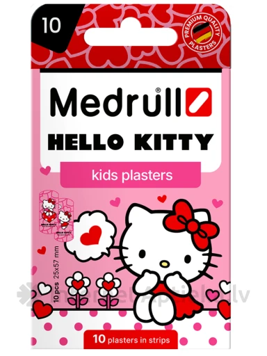 Medrull Hello Kitty plaastrid lastele, 10 tk. | internetaptieka.lv