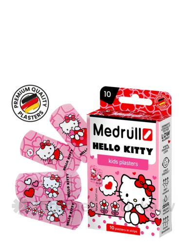 Medrull Hello Kitty plaastrid lastele, 10 tk. | internetaptieka.lv