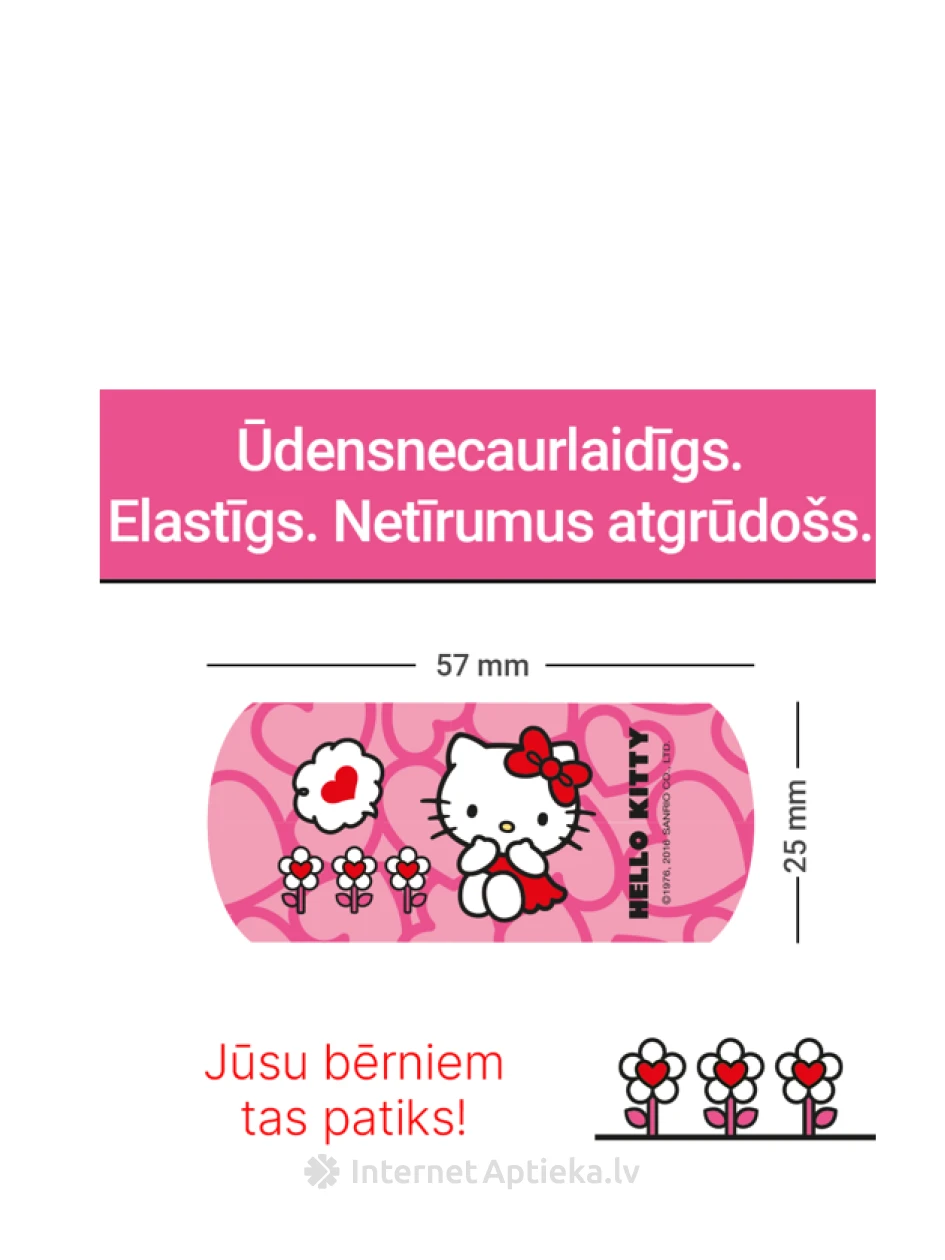 Medrull Hello Kitty plaastrid lastele, 10 tk. | internetaptieka.lv