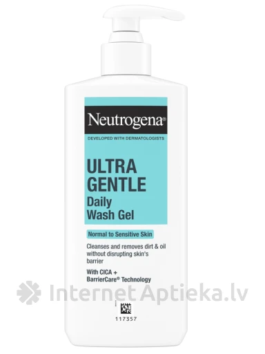 NEUTROGENA Ultra Gentle igapäevane näopesugeel, 200 ml | internetaptieka.lv