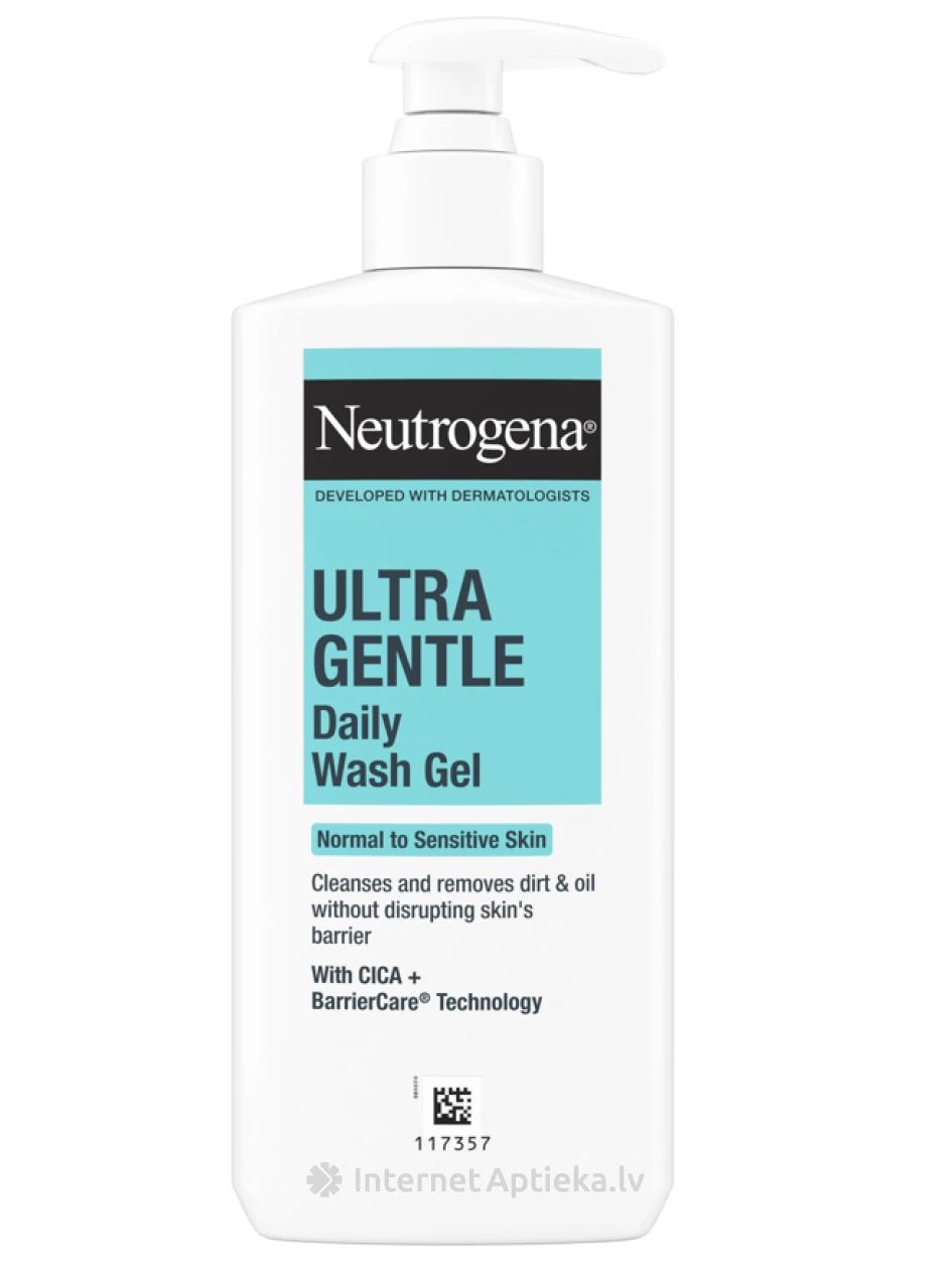 NEUTROGENA Ultra Gentle igapäevane näopesugeel, 200 ml | internetaptieka.lv
