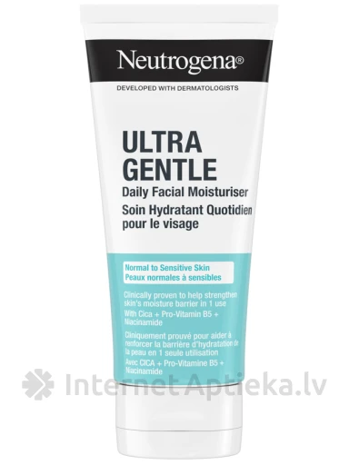 Neutrogena Ultra Gentle igapäevane niisutaja näole, 100 ml | internetaptieka.lv