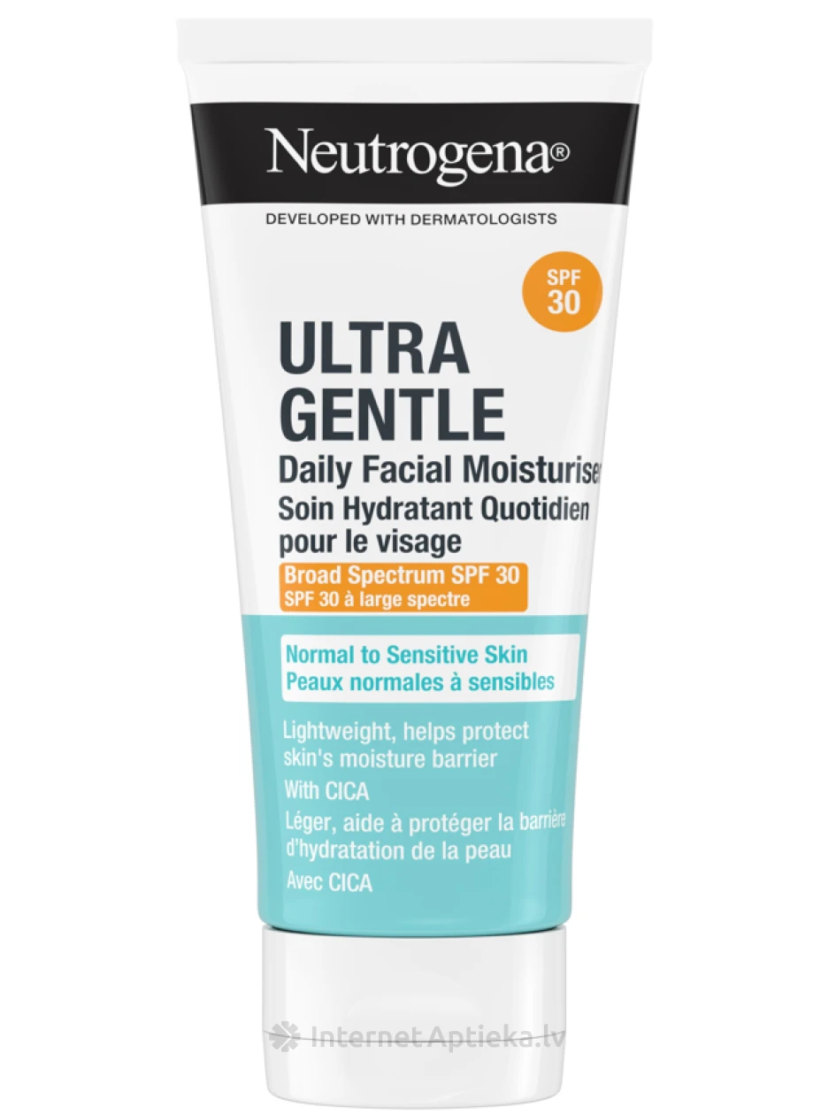NEUTROGENA Ultra Gentle igapäevane niisutaja näole SPF30, 100 ml | internetaptieka.lv