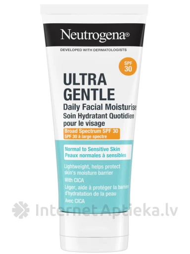 NEUTROGENA Ultra Gentle igapäevane niisutaja näole SPF30, 100 ml | internetaptieka.lv
