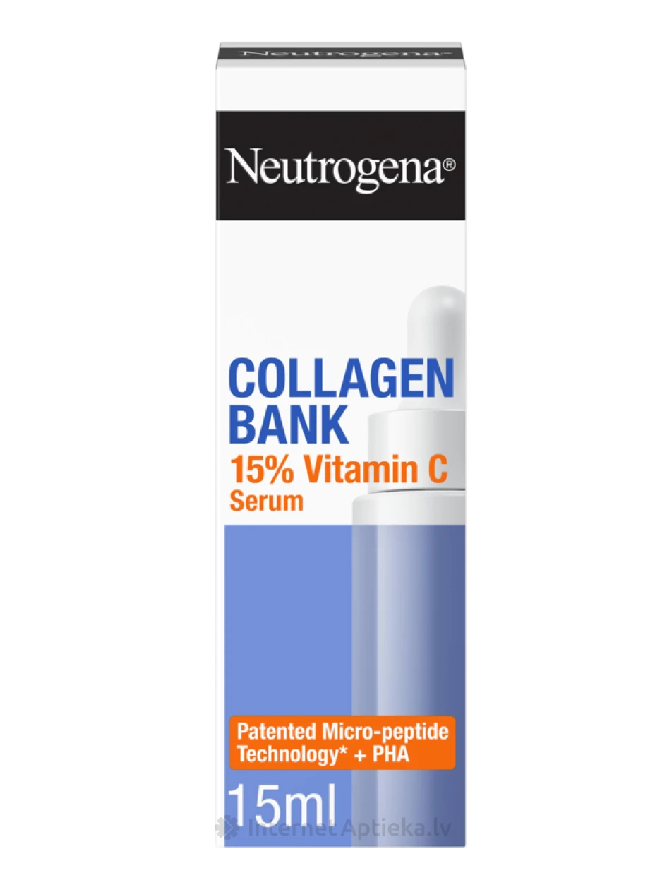 NEUTROGENA Collagen Bank 15%Vit C seerumid, 15 ml | internetaptieka.lv
