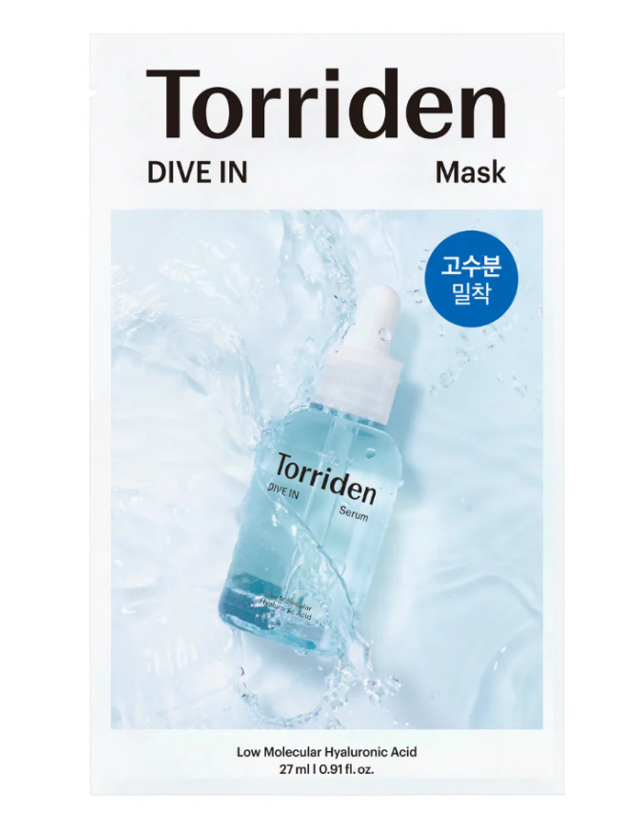 Torriden DIVE IN mitrinoša auduma maska