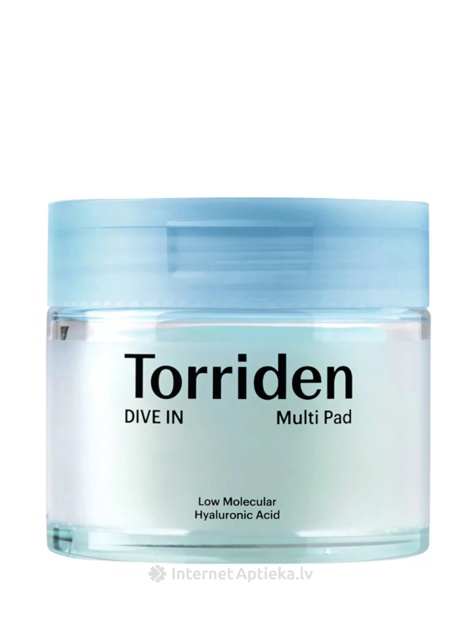 Torriden DIVE IN Multi Pad mitrinošie multifunkcionālie spilventiņi, 160 ml | internetaptieka.lv