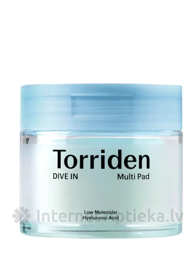 Torriden DIVE IN Multi Pad mitrinošie multifunkcionālie spilventiņi, 160 ml | internetaptieka.lv