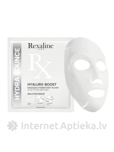 REXALINE HYALURX-BOOST tūlītēji mitrinoša auduma maska, 20 ml | internetaptieka.lv
