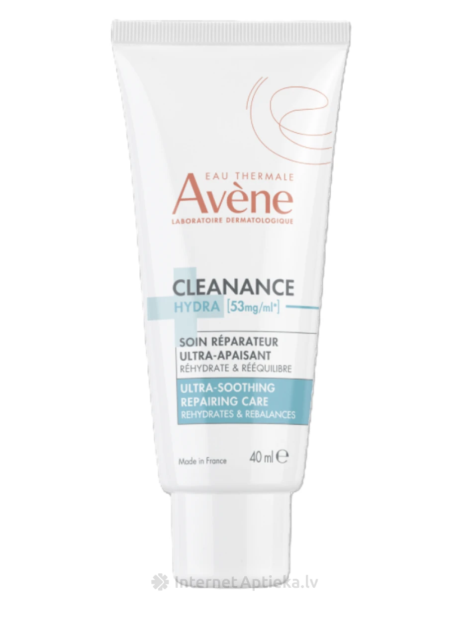 AVENE CLEANANCE HYDRA Nomierinošs krēms, 40 ml | internetaptieka.lv