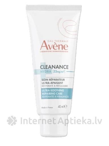 AVENE CLEANANCE HYDRA Nomierinošs krēms, 40 ml | internetaptieka.lv