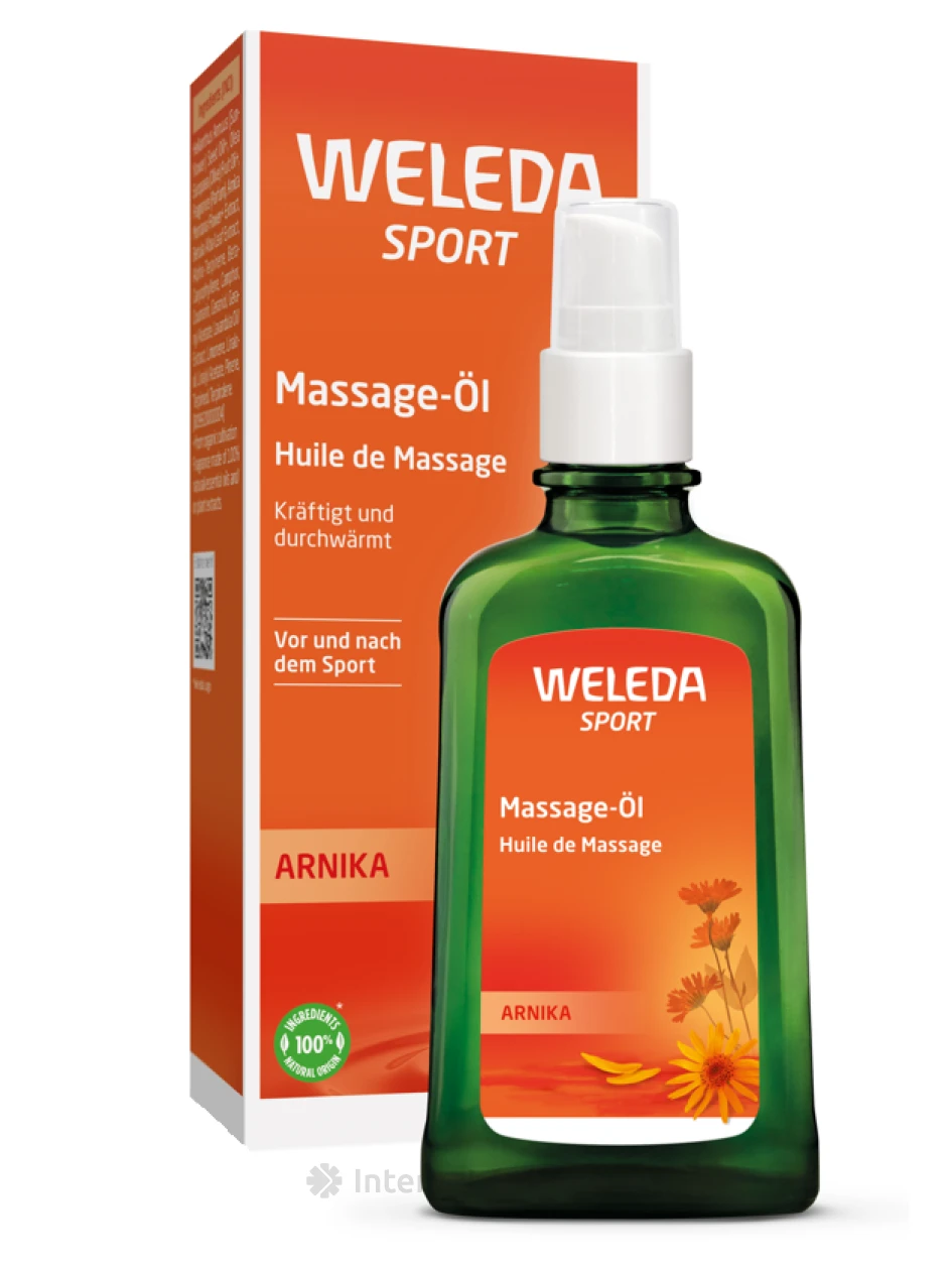 WELEDA Спортивное масло для массажа с арникой, 100 мл | internetaptieka.lv