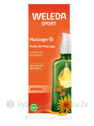 WELEDA Спортивное масло для массажа с арникой, 100 мл | internetaptieka.lv