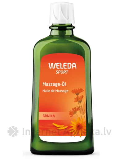 WELEDA Sport Arnika šildanti kūno masažo aliejus, 200 ml | internetaptieka.lv
