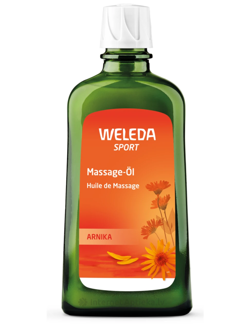 WELEDA Sport Arnika šildanti kūno masažo aliejus, 200 ml | internetaptieka.lv