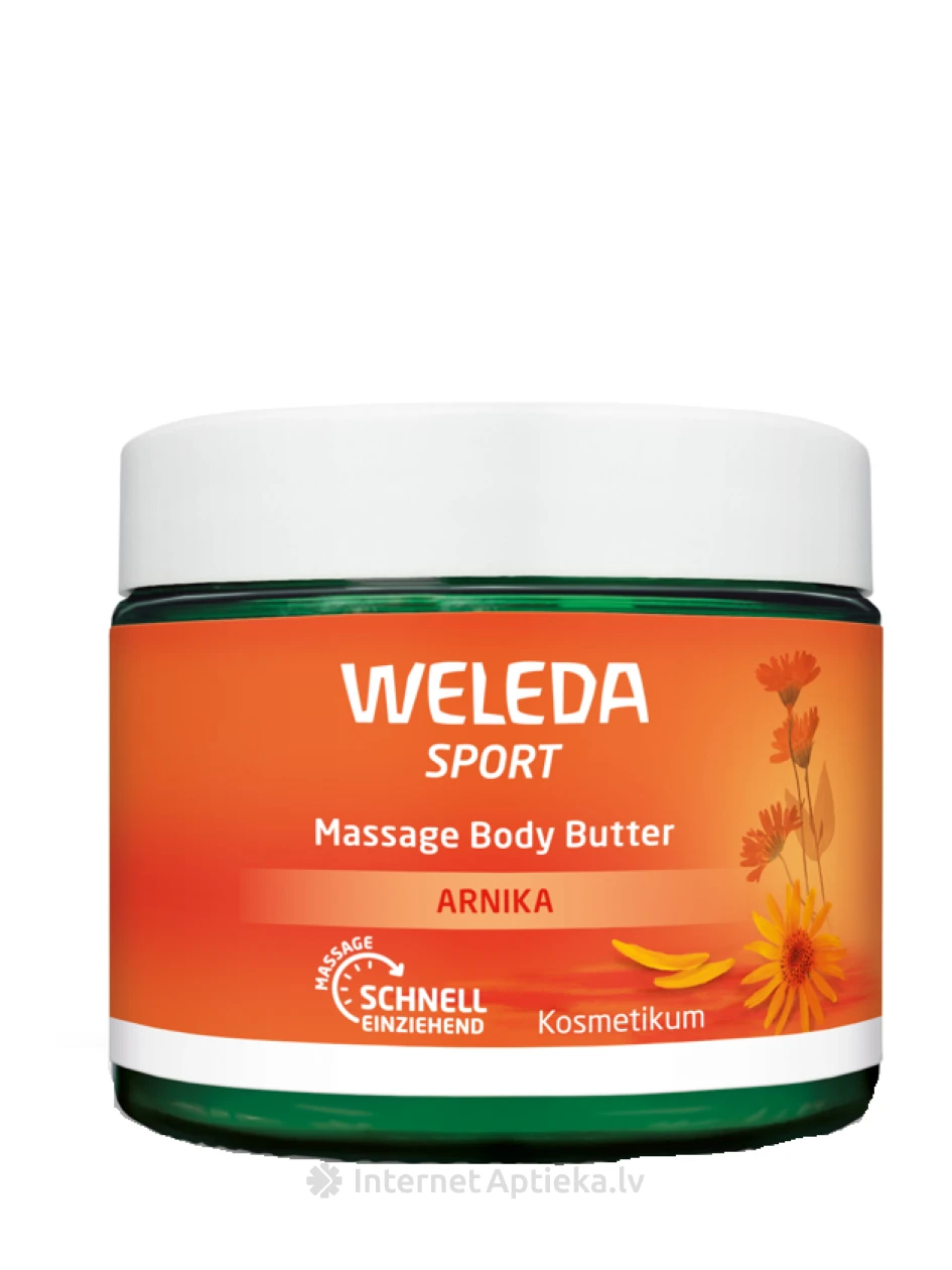 WELEDA Sport Arnika kehakreem massaažiks, 150 ml | internetaptieka.lv